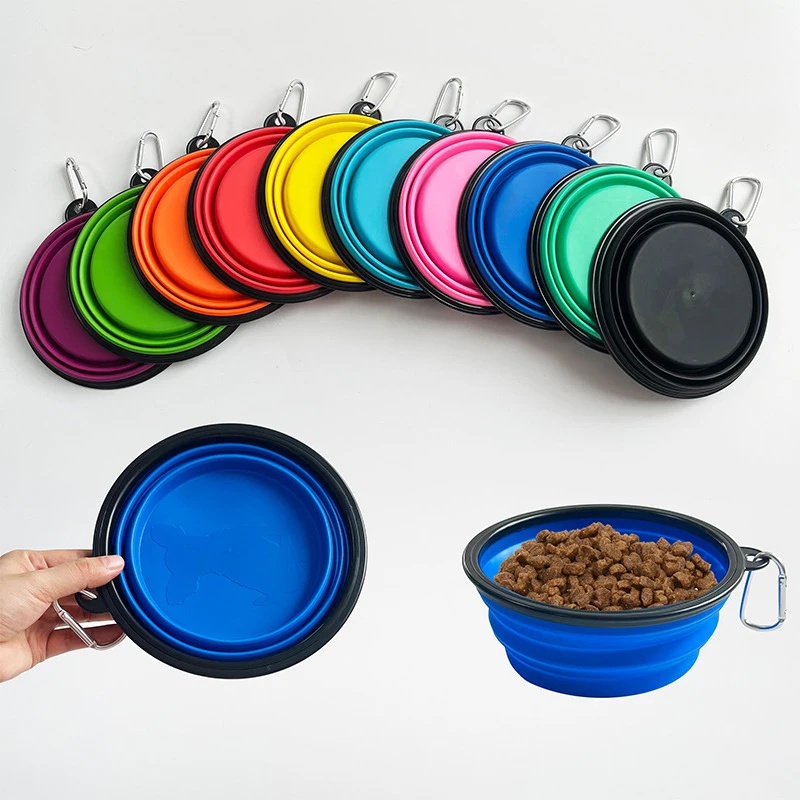 Pet Supplies Dog Food - 1/2 adet Katlanabilir Silikon Evcil Hayvan