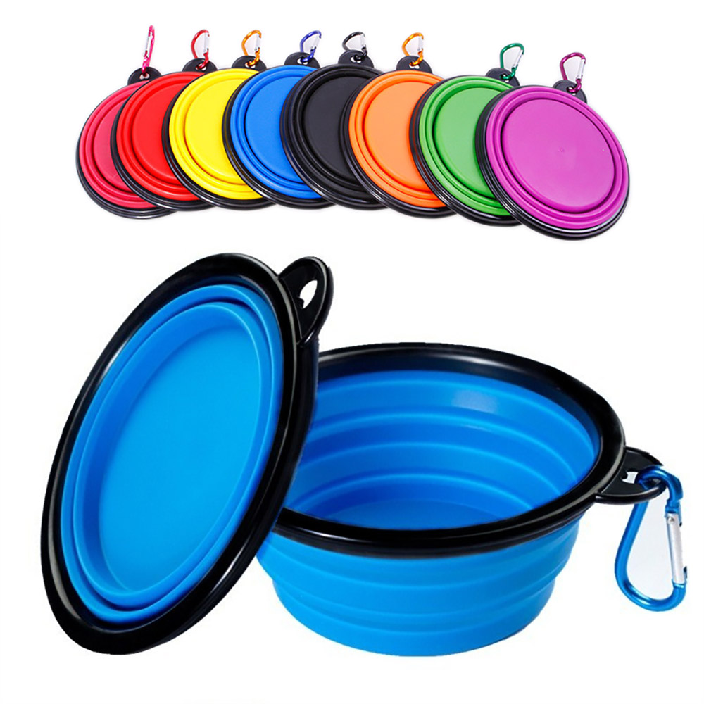 Pet Supplies Dog Food - Katlanabilir Evcil Hayvan Silikon Köpek Mama