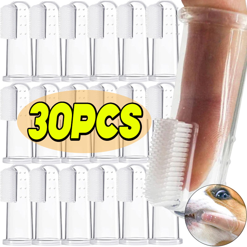 Pet Supplies Dog Food - Süper Yumuşak Pet Parmak Diş Fırçası