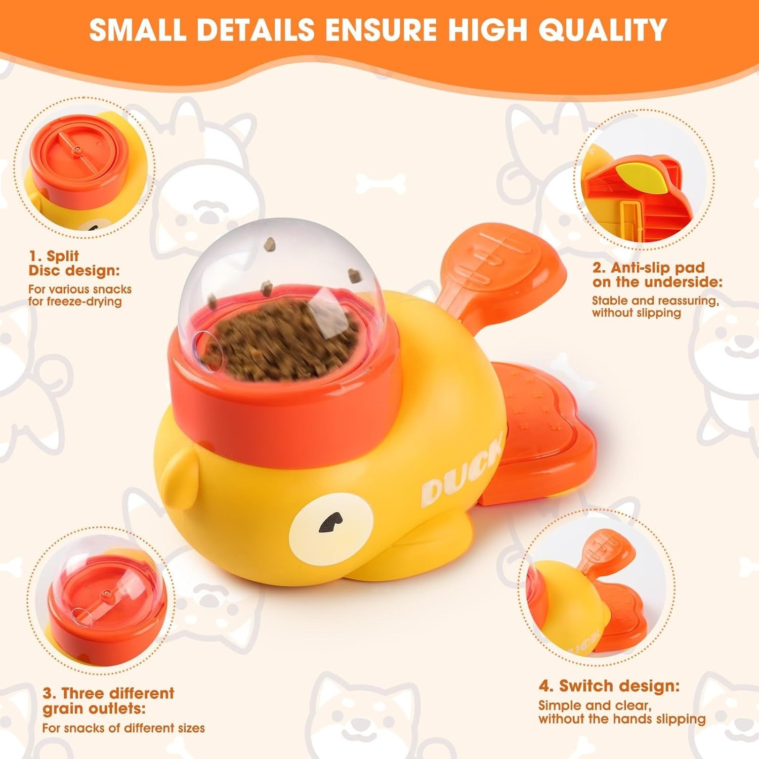 Sarı Ördek Evcil Hayvan Atıştı - Pet Supplies Dog Food incelemesi ve fiyatı