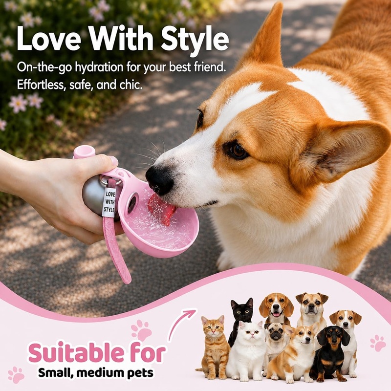 Köpek Su Şişesi Paslanmaz Çeli - Pet Supplies Dog Food incelemesi ve fiyatı